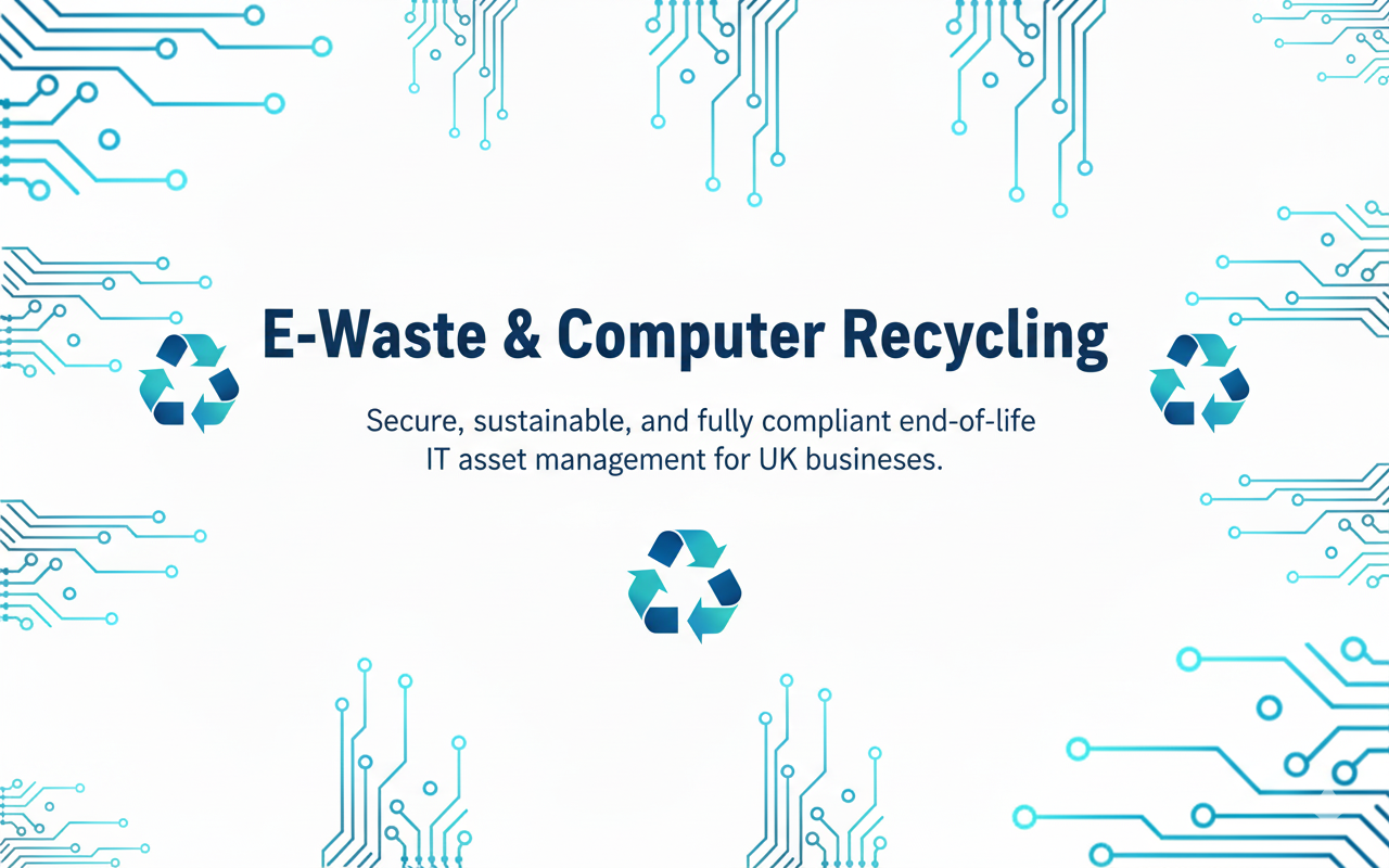 Sustainable E-Waste & IT Asset Recycling banner